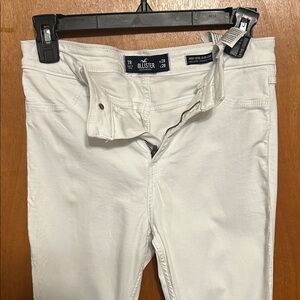 Hollister Women's High Rise White Jeans